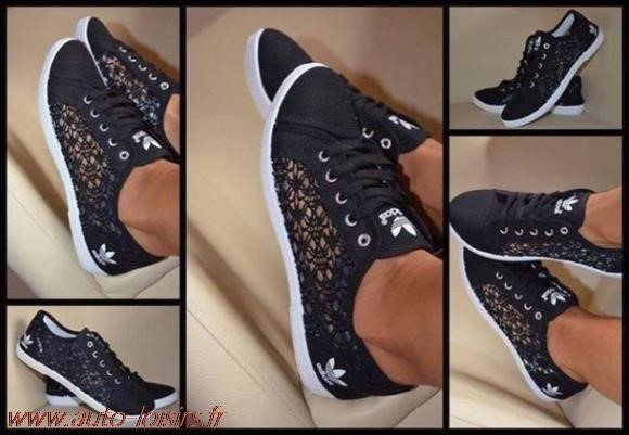 baskets adidas dentelle